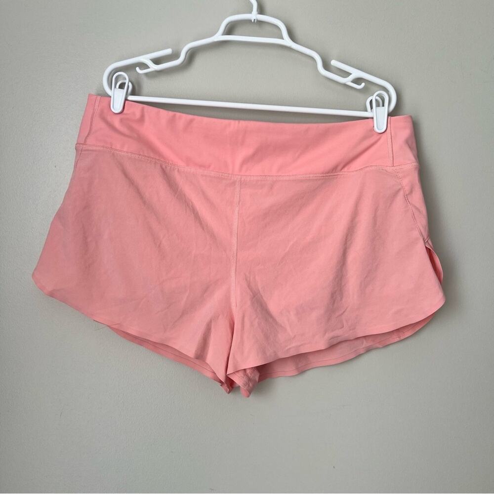 Athleta Women’s Pink High Rise Run With It Shorts Size XL
